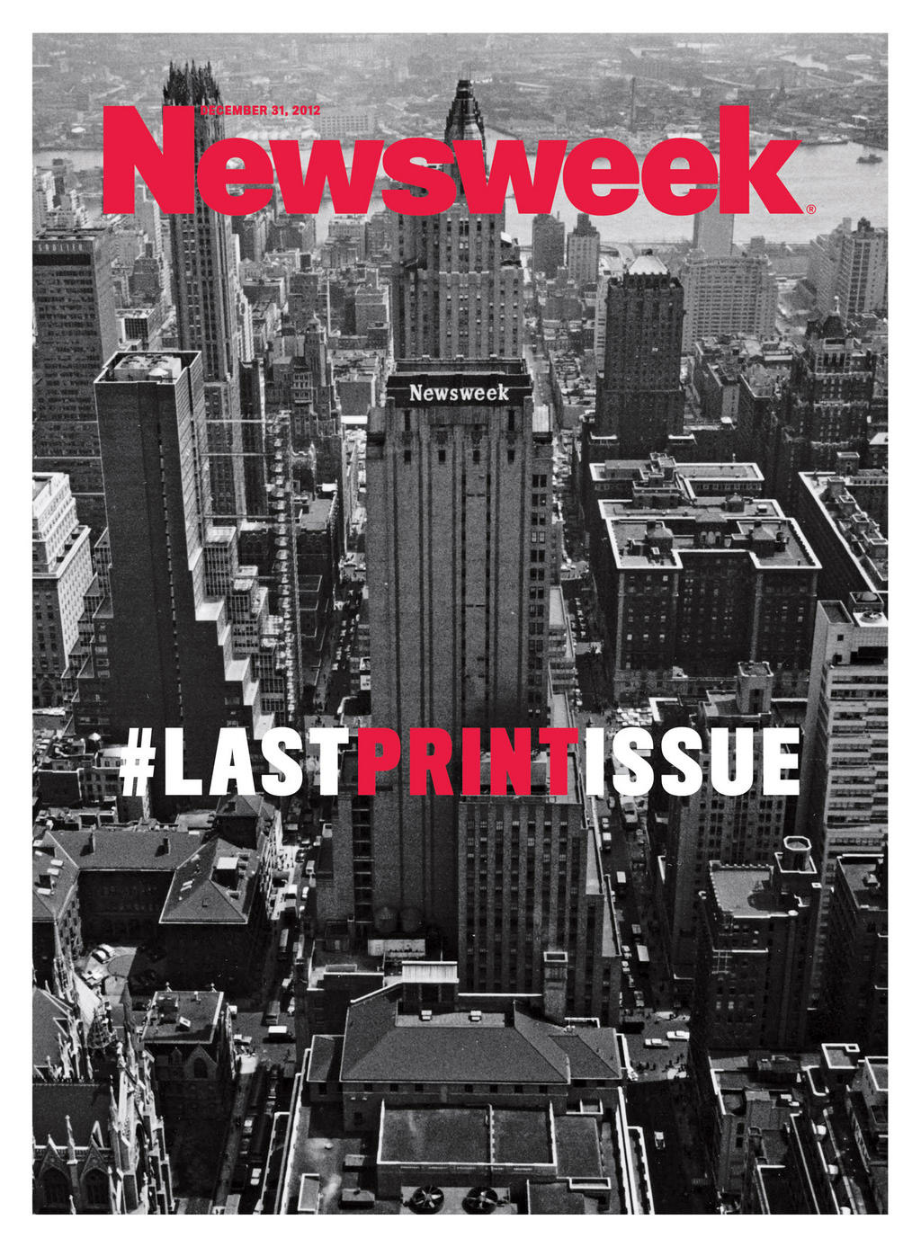 The cover of Newsweek last print issue.