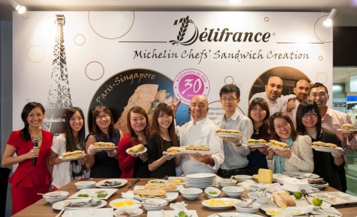 Members of the Media had the opportunity to get up-close and personal with the famous Michelin Chef Jacques Pourcel and even try their hand at making the Le Paris Sandwich