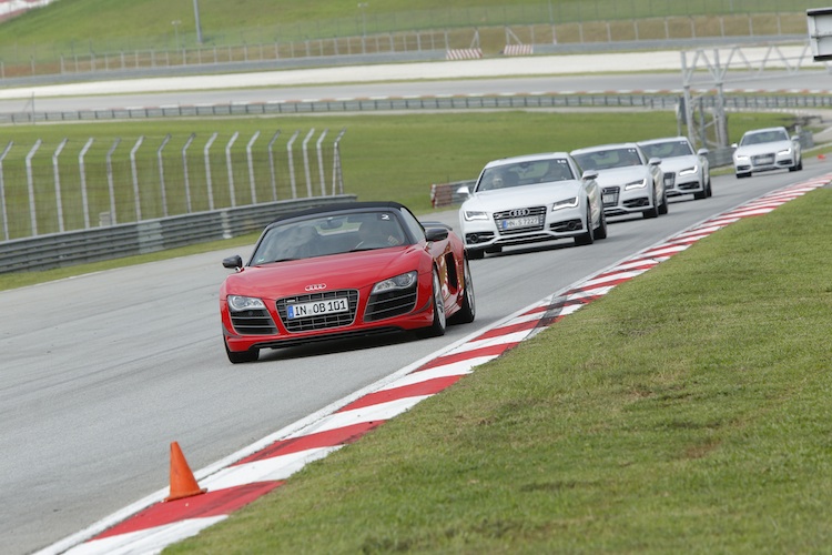 Full Throttle Ahead! The Audi Driving Experience 2012